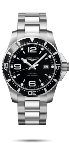 Longines HydroConquest 44 Automatic Stainless Steel / Black / Bracelet L3.841.4.56.6
