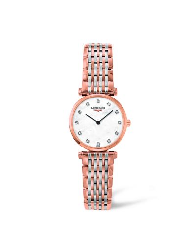 Longines La Grande Classique Quartz 24 Two Tone Pink MOP L4.209.1.87.7