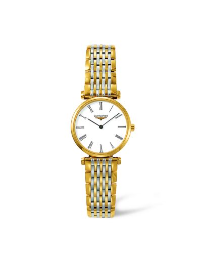 Longines La Grande Classique Quartz 24 Two Tone Yellow Roman L4.209.2.11.7