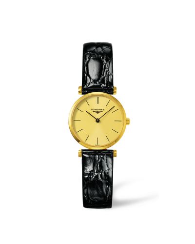 Longines La Grande Classique Quartz 24 Yellow Leather Yellow Stick L4.209.2.32.2