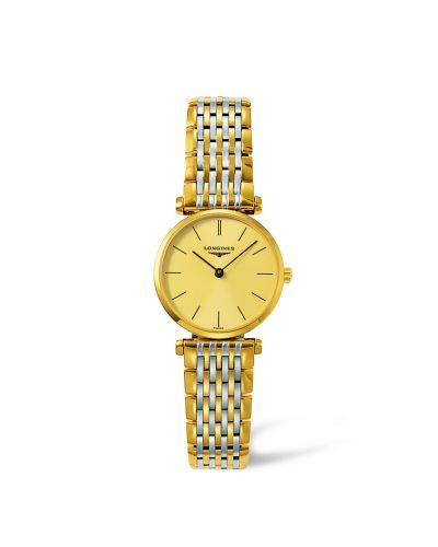 Longines La Grande Classique Quartz 24 Two Tone Yellow Stick L4.209.2.32.7