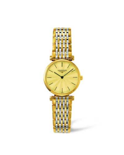 Longines La Grande Classique Quartz 24 Two Tone Gold Stick L4.209.2.42.7