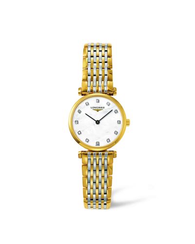Longines La Grande Classique Quartz 24 Two Tone Yellow MOP L4.209.2.87.7
