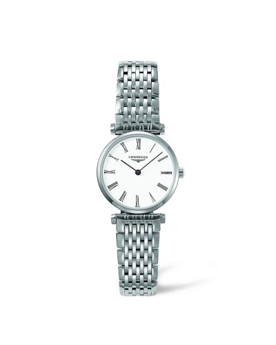 Longines La Grande Classique Quartz 24 Stainless Steel / White - Roman / Bracelet L4.209.4.11.6