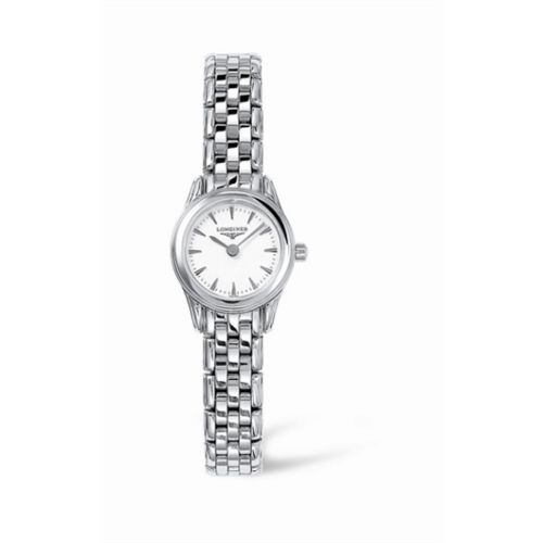 Longines Flagship 20 Quartz Stainless Steel White L4.215.4.12.6