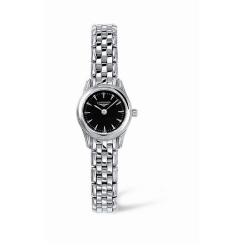 Longines Flagship 20 Quartz Stainless Steel Black L4.215.4.52.6