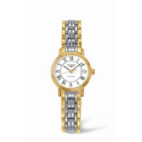 Longines Presence 25.5 Automatic Yellow Roman Bracelet Two Tone L4.221.2.11.7