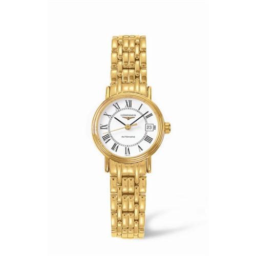 Longines Presence 25.5 Automatic Yellow Roman Bracelet L4.221.2.11.8
