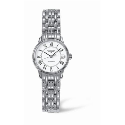 Longines Presence 25.5 Automatic Stainless Steel Roman Bracelet L4.221.4.11.6