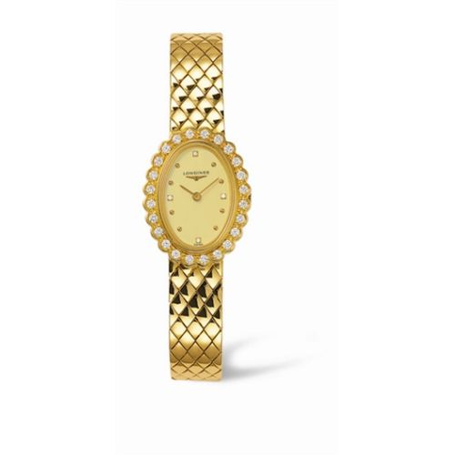 Longines Prestige Gold Oval 21.3 L4.224.7.37.6
