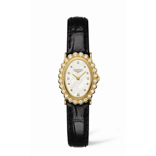 Longines Prestige Gold Oval 21.3 L4.224.7.88.2