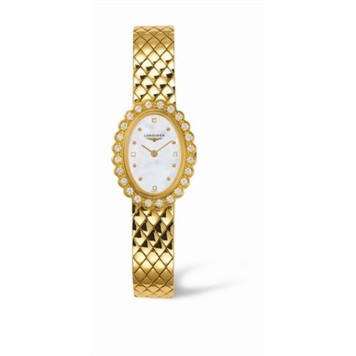 Longines Prestige Gold Oval 21.3 L4.224.7.88.6