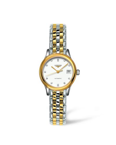 Longines Flagship 26 Automatic Two Tone White Diamond L4.274.3.27.7