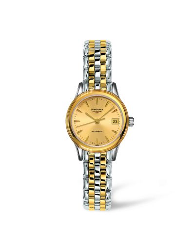 Longines Flagship 26 Automatic Two Tone Champagne L4.274.3.32.7