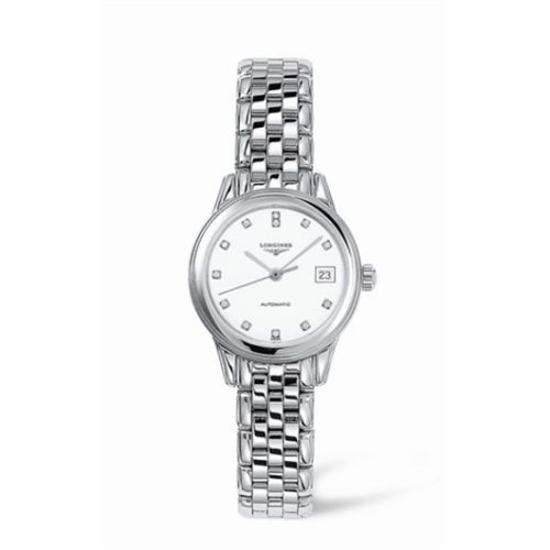 Longines Flagship 26 Automatic Stainless Steel White Diamond L4.274.4.27.6