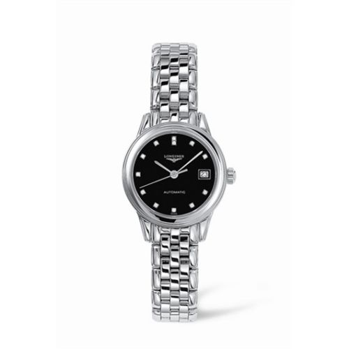 Longines Flagship 26 Automatic Stainless Steel Black Diamond L4.274.4.57.6