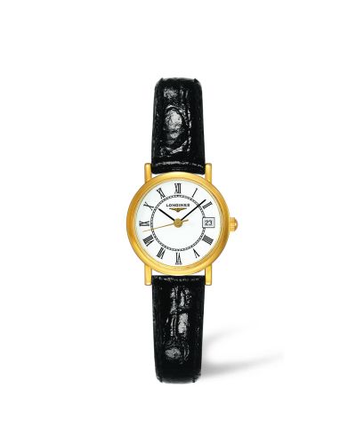 Longines Presence 23.5 Quartz Yellow Gold / White - Roman L4.277.6.11.0