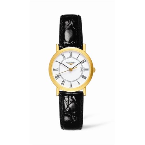 Longines Presence 26.8 Quartz Gold L4.279.6.11.2