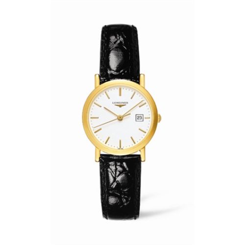 Longines Presence 26.8 Quartz Gold L4.279.6.12.2