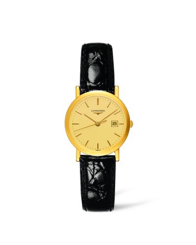 Longines Presence 26.8 Quartz Gold L4.279.6.32.0