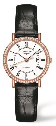 Longines Elegant Collection Automatic 29 Pink Gold / Diamond / White L4.287.9.11.0