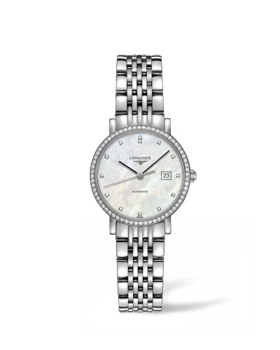 Longines Elegant Collection Automatic 29 Stainless Steel / Diamond / MOP / Bracelet L4.310.0.87.6