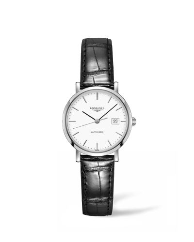 Longines Elegant Collection Automatic 29 Stainless Steel / White / Strap L4.310.4.12.2