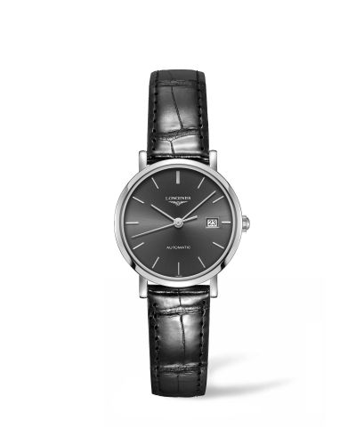 Longines Elegant Collection Automatic 29 Stainless Steel / Grey / Strap L4.310.4.72.2