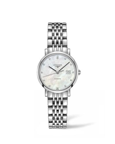 Longines Elegant Collection Automatic 29 Stainless Steel / MOP / Bracelet L4.310.4.87.6
