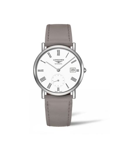 Longines Elegant Collection Small Second 34.5 Stainless Steel / White - Roman L4.312.4.11.2