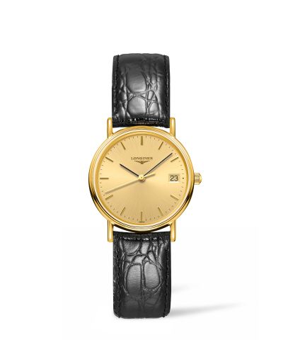 Longines Presence Quartz 30mm PVD Gold / Champagne L4.320.2.32.2