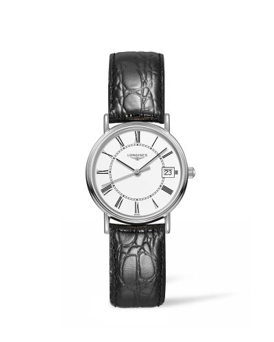 Longines Presence Quartz 30mm Stainless Steel / White - Roman L4.320.4.11.2