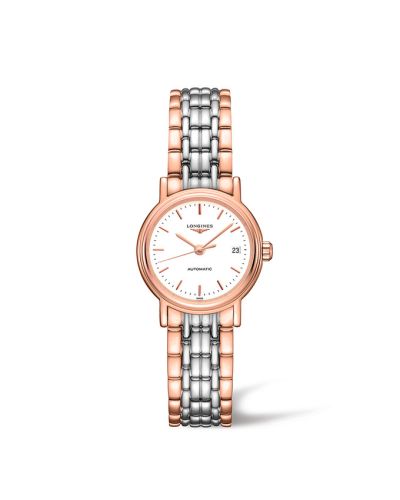 Longines Presence 25.5 Automatic PVD Red / White / Bracelet L4.321.1.12.7