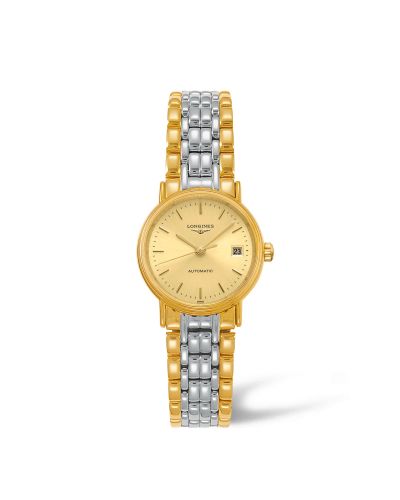 Longines Presence 25.5 Automatic PVD Gold / Champagne / Bracelet L4.321.2.32.7