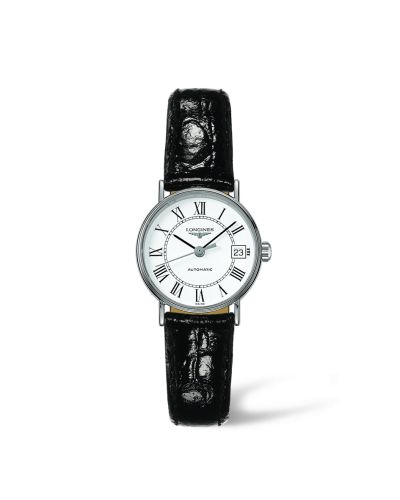 Longines Presence 25.5 Automatic Stainless Steel / White - Roman L4.321.4.11.2