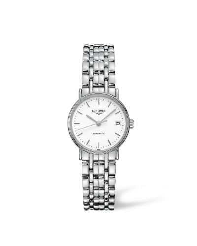 Longines Presence 25.5 Automatic Stainless Steel / White / Bracelet L4.321.4.12.6