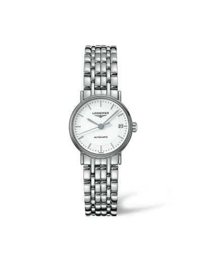 Longines Presence 25.5 Automatic Stainless Steel / White / Bracelet L4.321.4.18.6