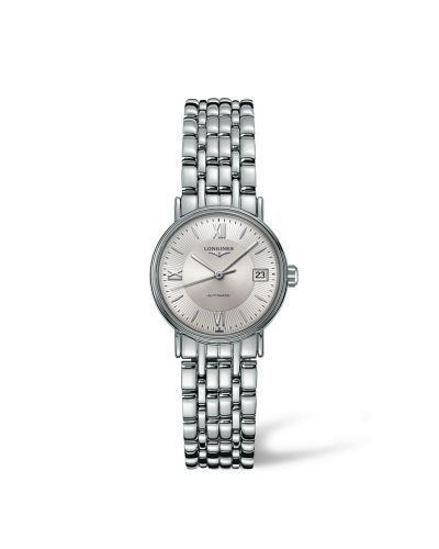 Longines Presence 25.5 Automatic Stainless Steel / Silver - Mixed / Bracelet L4.321.4.75.6