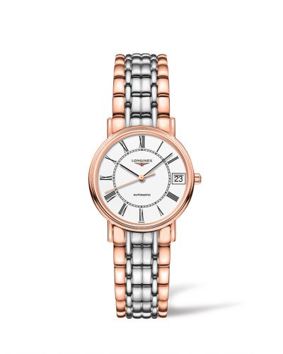 Longines Presence Automatic 30 PVD Red / White - Roman / Bracelet L4.322.1.11.7