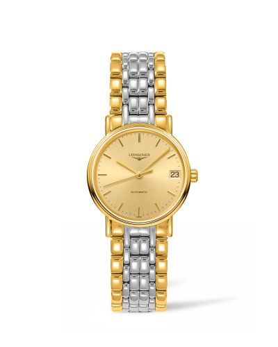Longines Presence Automatic 30 PVD Gold / Champagne / Bracelet L4.322.2.32.7