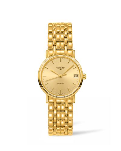 Longines Presence Automatic 30 PVD Gold / Champagne / Bracelet L4.322.2.32.8