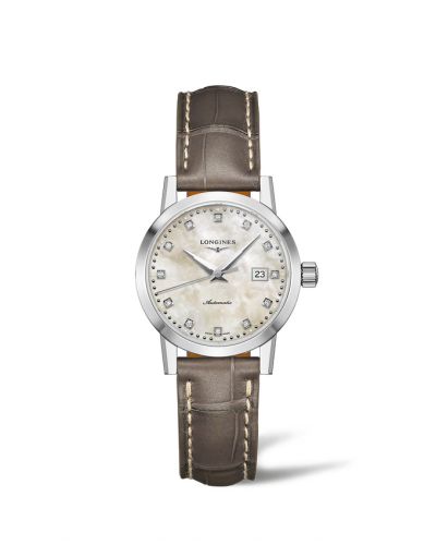 Longines 1832 Automatic 30 Stainless Steel / Beige MOP L4.325.4.87.2