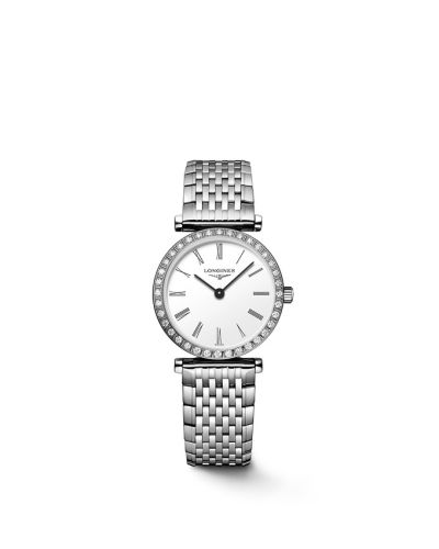 Longines La Grande Classique Quartz 24 Stainless Steel - Diamond / White / Bracelet L4.341.0.11.6