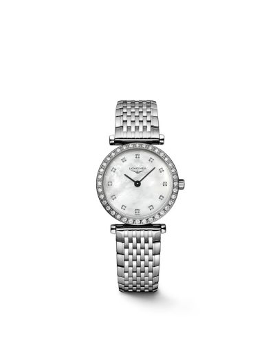 Longines La Grande Classique Quartz 24 Stainless Steel - Diamond / MOP / Bracelet L4.341.0.80.6