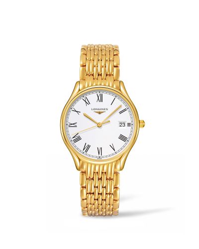 Longines Lyre Quartz 32 Yellow Gold PVD / White / Bracelet L4.359.2.11.8