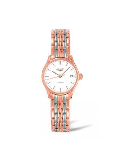 Longines Lyre 25 Automatic PVD Gold / White L4.360.1.12.7
