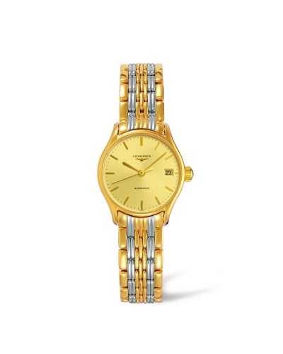 Longines Lyre 25 Automatic PVD Gold / Champagne / Bracelet L4.360.2.32.7