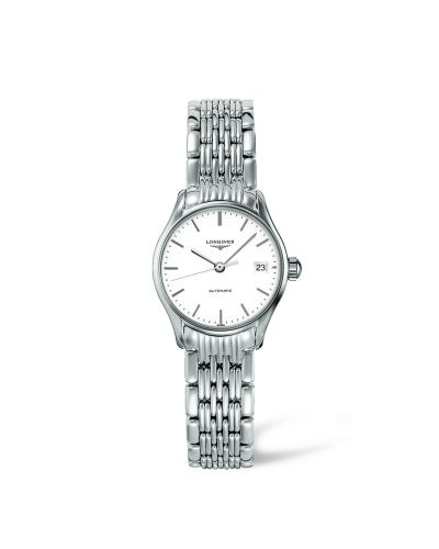 Longines Lyre 25 Stainless Steel / White / Bracelet L4.360.4.12.6