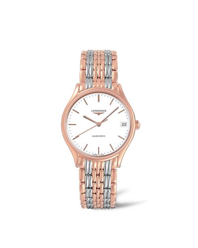 Longines Lyre 30 Automatic PVD Red / White / Bracelet L4.361.1.12.7