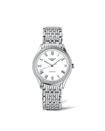 Longines Lyre 30 Automatic Stainless Steel / White - Roman / Bracelet L4.361.4.11.6